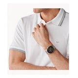 Michael Kors Bayville Chronograph Black Dial Two Tone Steel Strap Watch For Women - MK8872