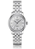 Tissot Le Locle Lady Automatic Diamonds Silver Dial Silver Steel Strap Watch For Women - T006.207.11.036.00