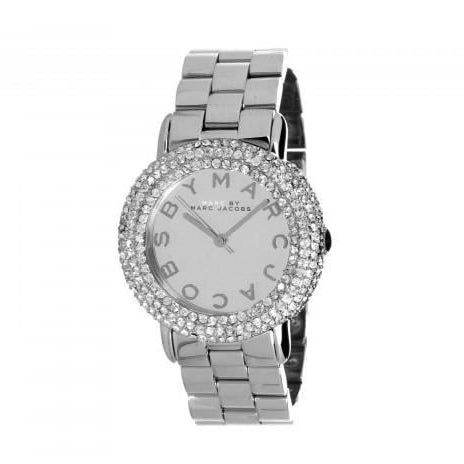 Marc Jacobs Marci Silver Dial Silver Steel Strap Watch for Women - MBM3190