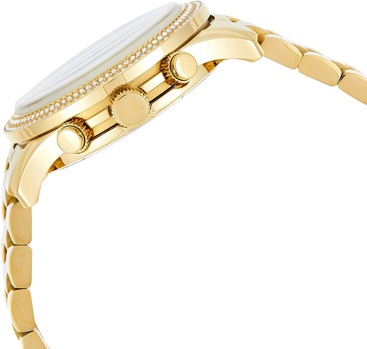 Michael Kors Runway Gold Dial Gold Steel Strap Watch for Women - MK5575