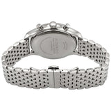 Movado Heritage Calendoplan Chronograph Black Dial Silver Steel Strap Watch for Men - 3650014