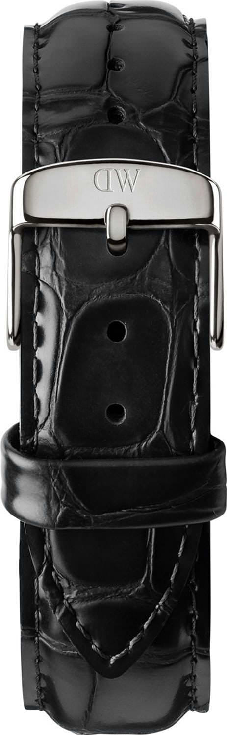 Daniel Wellington Classic Reading White Dial Black Leather Strap Watch For Men - DW00100028