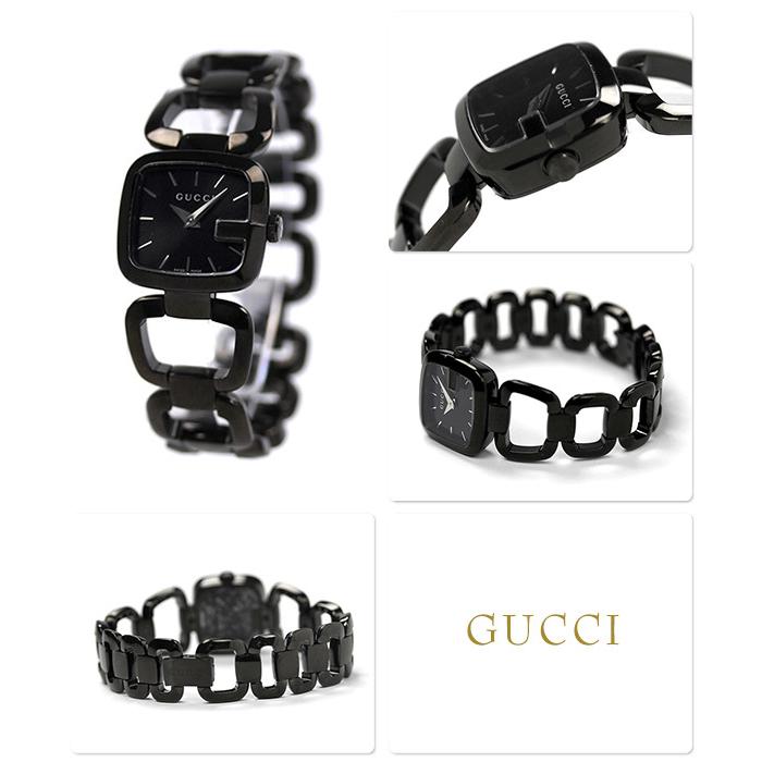 Gucci G Ladies Quartz 125 G Series Black Dial Bracelet Watch For Women - YA125504