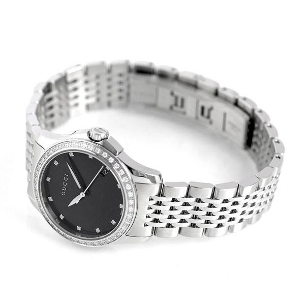 Gucci G Timeless Black Mother of Pearl Diamonds 38mm Watch For Women - YA126509