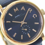 Marc Jacobs Baker Navy Blue Dial Blue Leather Strap Watch for Women - MBM1331