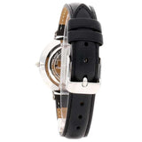 Daniel Wellington Classic Petite Reading White Dial Black Leather Strap Watch For Women - DW00100185