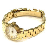 Marc Jacobs Amy Dinky White Dial Gold Steel Strap Watch for Women - MBM3226