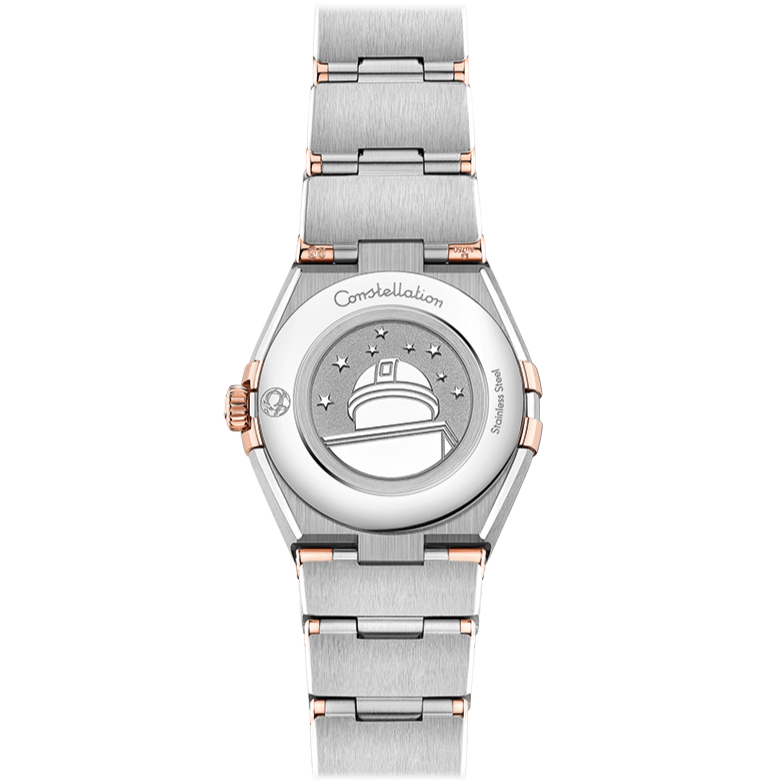 Omega Constellation Quartz Diamonds Mother of Pearl Dial Two Tone Steel Strap Watch for Women - 131.25.25.60.55.001