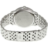 Omega De Ville Prestige Co-Axial Black Dial Silver Steel Strap Watch for Men - 424.10.40.20.01.001