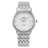 Omega De Ville Prestige Co-Axial Silver Dial Silver Steel Strap Watch for Men - 424.10.40.20.02.003