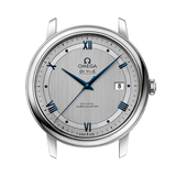 Omega De Ville Prestige Co-Axial Rhodium Silver Dial Silver Steel Strap Watch for Men - 424.10.40.20.02.001