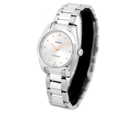 Omega Seamaster Aqua Terra Quartz Diamond Silver Dial Silver Steel Strap Watch for Women - 220.10.28.60.54.001