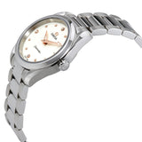 Omega Seamaster Aqua Terra Quartz Diamond Silver Dial Silver Steel Strap Watch for Women - 220.10.28.60.54.001