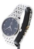 Omega De Ville Prestige Co-Axial Orbis Blue Dial Silver Steel Strap Watch for Men - 424.10.40.20.03.001