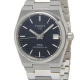 Tissot PRX Powermatic 80 Black Dial Silver Steel Strap Watch for Men - T137.207.11.051.00