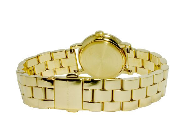 Marc Jacobs Baker Mint Green Dial Gold Steel Strap Watch for Women - MBM3284