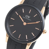 Daniel Wellington Iconic Motion Black Dial Black Rubber Strap Watch For Men - DW00100425