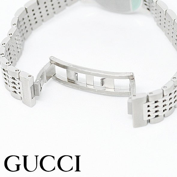 Gucci G Timeless Diamonds Mother of Pearl Dial Silver Steel Strap Watch For Women - YA126504