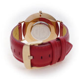 Daniel Wellington Classic Suffolk White Dial Brown Leather Strap Watch For Women - DW00100120