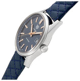 Tag Heuer Carrera Quartz Blue Dial Blue Calfskin Leather Strap Watch for Women - WAR1112.FC6391