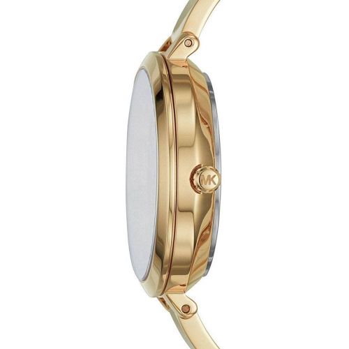 Michael Kors Jaryn Analog Quartz Gold Dial Gold Steel Strap Watch For Women - MK3546