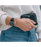 Daniel Wellington Classic Cornwall Quartz Black Dial Black Nylon Strap Watch For Women - DW00100151