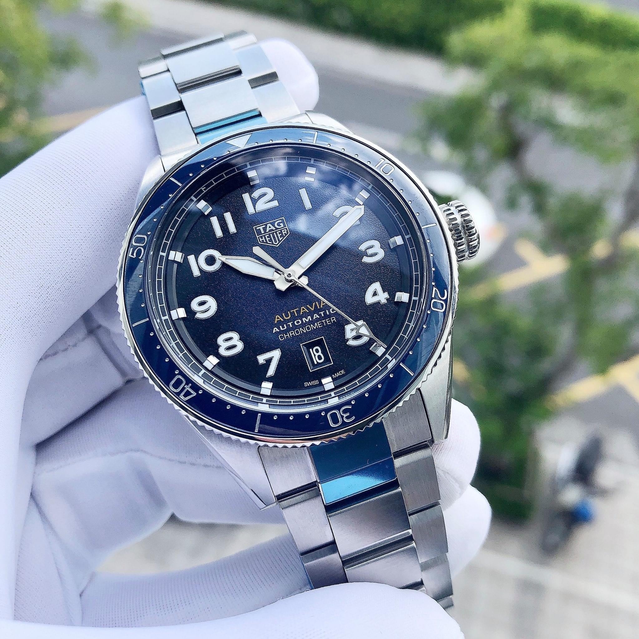 Tag Heuer Autavia Blue Dial Watch for Men - WBE5116.EB0173