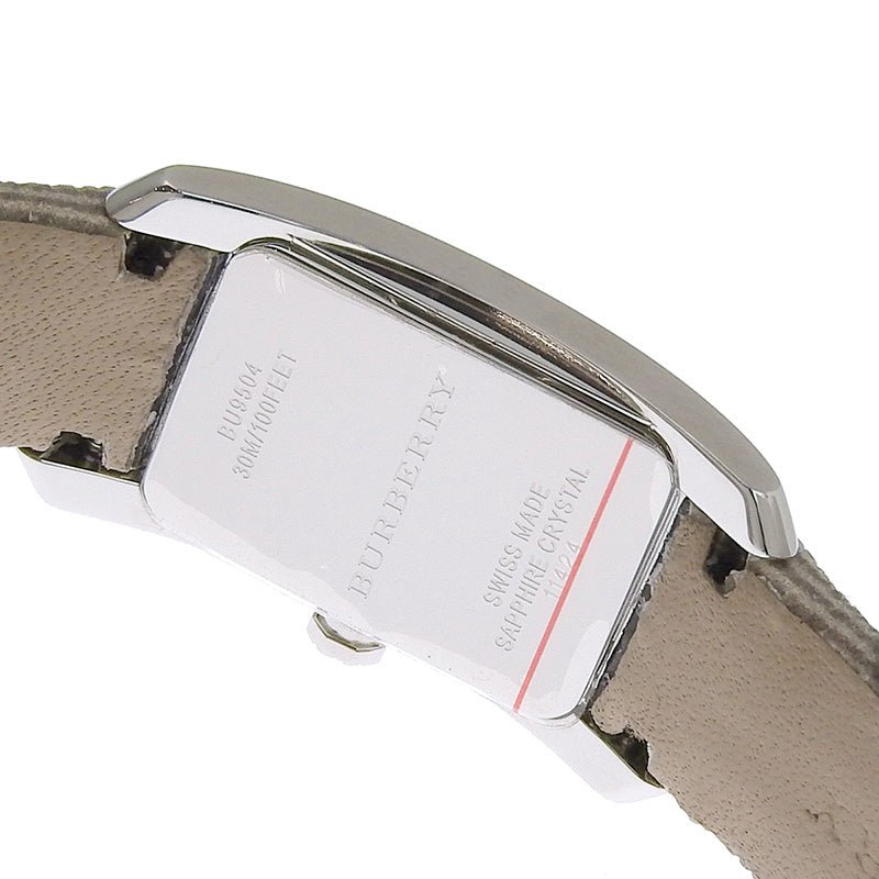 Burberry The Pioneer Grey Dial Leather Strap Watch for Women - BU9504