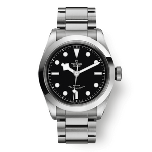 Tudor Black Bay Automatic Black Dial Silver Steel Strap Watch for Men - M79540-0001