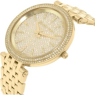 Michael Kors Darci Gold Dial Gold Steel Strap Watch for Women - MK3438