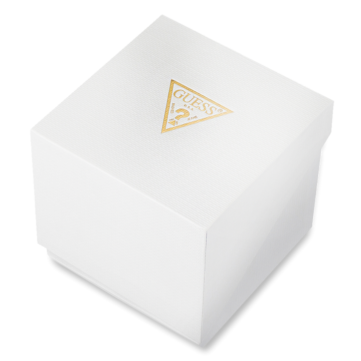 Guess Intricate Iridescent Crystals Purple Dial Purple Steel Strap Watch for Women - GW0401L4