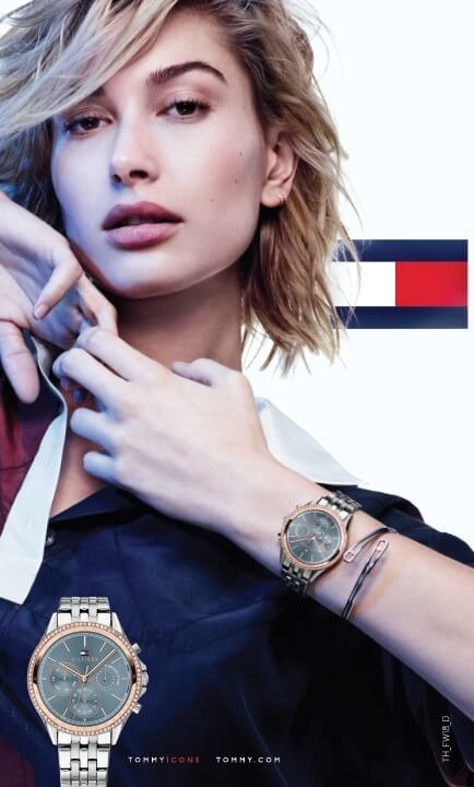 Tommy Hilfiger Ari Diamonds Blue Dial Silver Steel Strap Watch for Women - 1781976