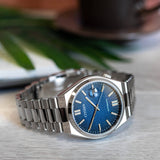 Citizen Tsuyosa Automatic Dark Blue Dial Silver Steel Strap Watch For Men - NJ0151-88L