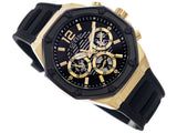 Guess Momentum Black Dial Black Rubber Strap Watch for Men - GW0263G1
