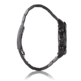 Fossil Bronson Chronograph Black Dial Black Steel Strap Watch for Men - FS5853