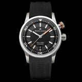 Maurice Lacroix Pontos S Diver Black Dial Orange Rubber Strap Watch For Men - PT6248-SS00L-330-J