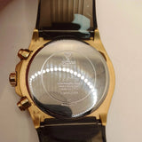 Guess Poseidon Chronograph Black Dial Black Silicone Strap Watch For Men - GW0425G1