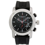 Burberry Endurance Sport Chronograph Black Dial Black Rubber Strap Watch for Men - BU7700