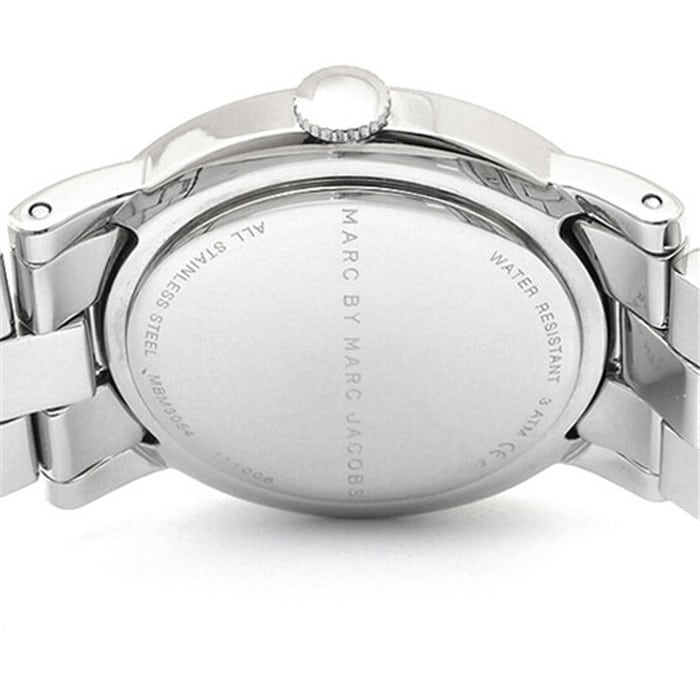 Marc Jacobs Amy White Dial Silver Steel Strap Watch for Women - MBM3140