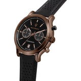 Maserati Legend Chronograph Black Dial Black Leather Strap Watch For Men - R8871638001
