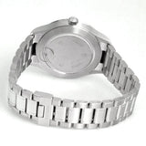 Tudor Style Automatic Burgundy Red Dial Silver Steel Strap Watch for Men - M12710-0015