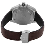 Tag Heuer Aquaracer Caliber 5 Black Dial Brown Leather Strap Watch for Men - WAY201M.FC6474