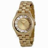 Marc Jacobs Henry Gold Dial Gold Steel Strap Watch for Women - MBM3292