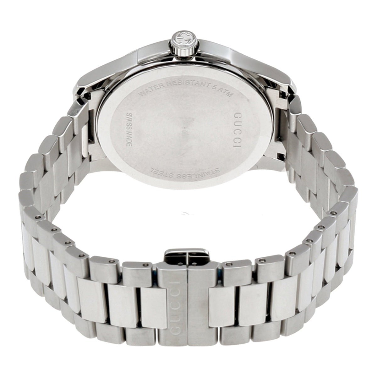 Gucci G Timeless Quartz Silver Dial Silver Steel Strap Watch For Women - YA126459