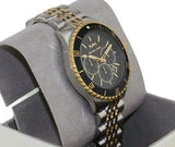 Michael Kors Bayville Chronograph Black Dial Two Tone Steel Strap Watch For Women - MK8872