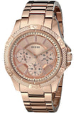 Guess Phantom Mini Rose Gold Dial Rose Gold Steel Strap Watch for Women - W0235L3