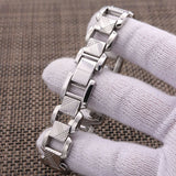 Burberry Signature Quartz Black Dial Silver Steel Strap Watch for Women - BU4210