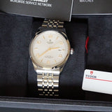 Tudor 1926 Automatic Silver Dial Silver Steel Strap Watch for Men - M91650-0001