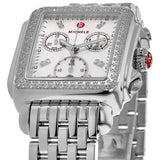 Michele Deco Mother of Pearl Dial Silver Steel Strap Watch For Women - MWW06V000001