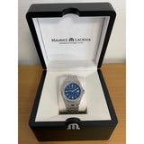 Maurice Lacroix Aikon Automatic Blue Dial Silver Steel Strap Watch for Women - AI1807-SS002-430-1
